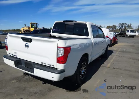 2020 Nissan Titan Sv 4X4 z USA, uszkodzony, nr VIN 1N6AA1ED6LN503507